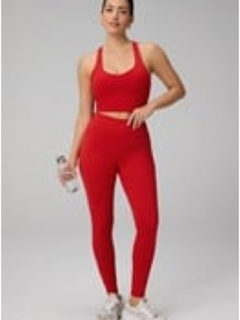 Fabletics women’s ' High-Waist Leggings - Bright Red